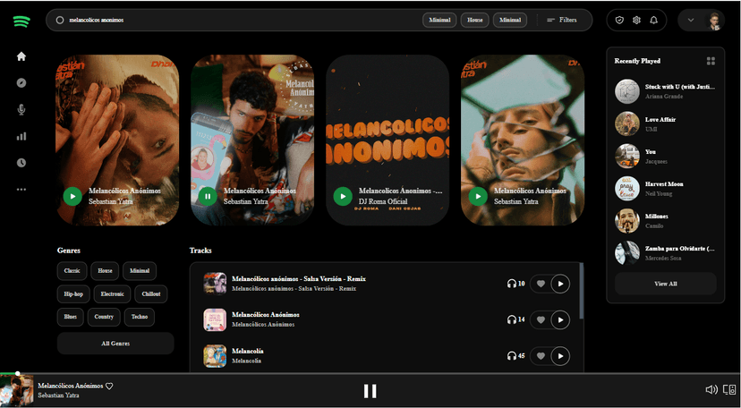 Spotify Clone Web App